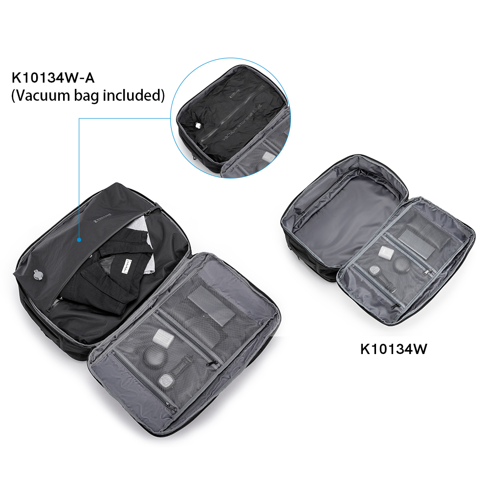 Travel Laptop BackPack K10134W / K10134W-A((Vacuum bag included)
