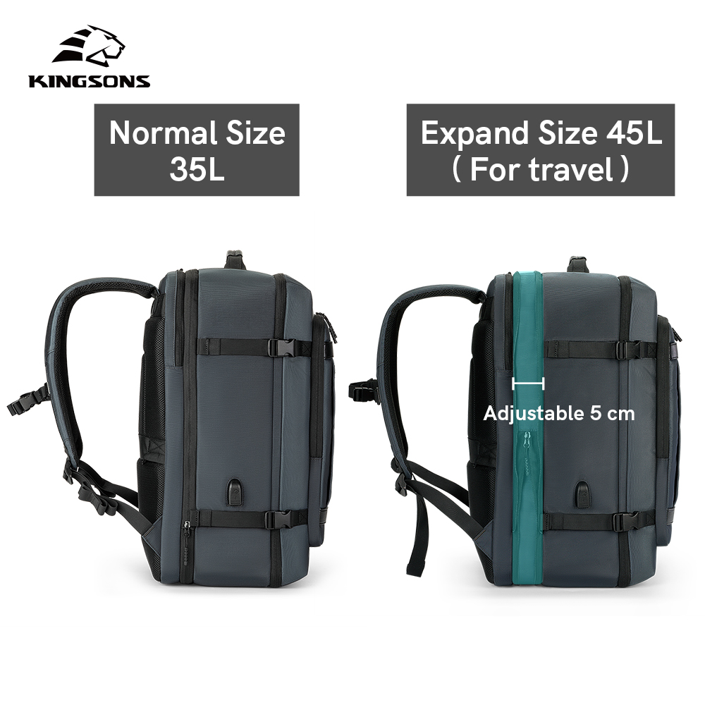 Travel Laptop Backpack – Kingsons KS3264W-B