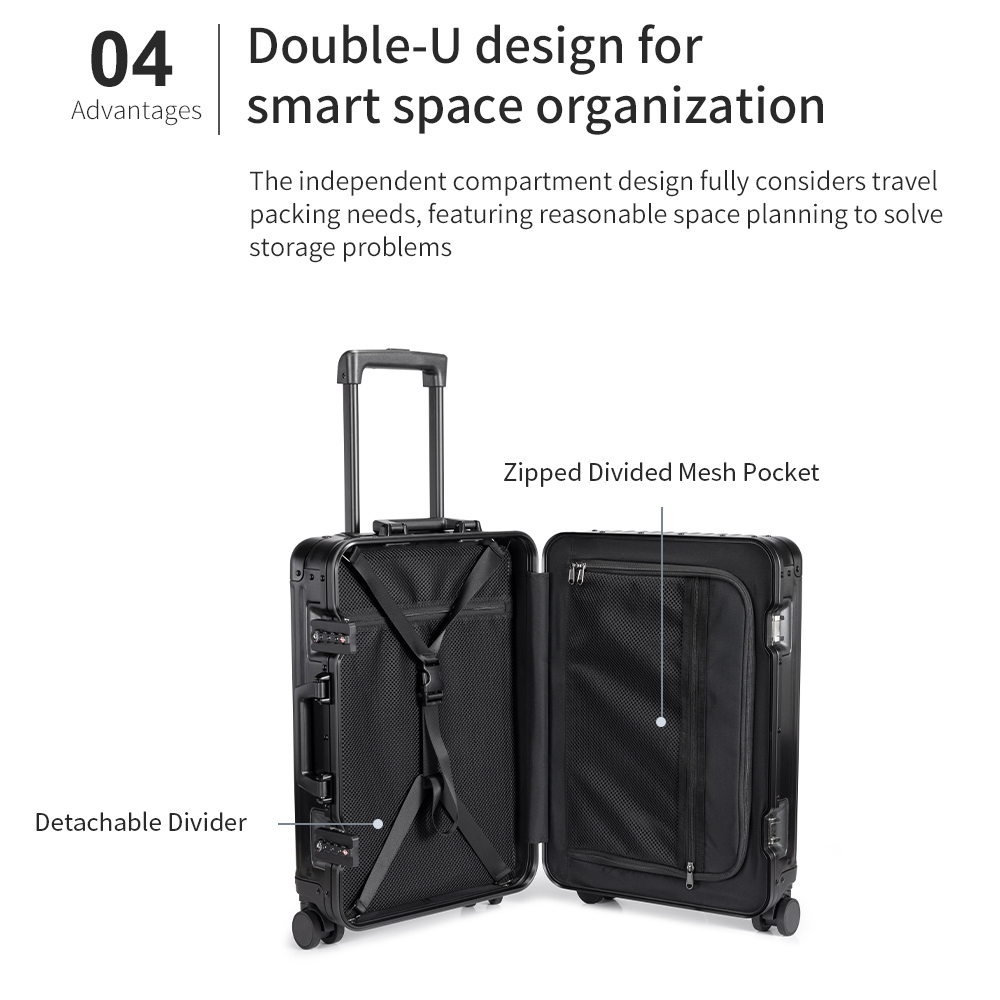 Aluminum Luggage KL1004-20