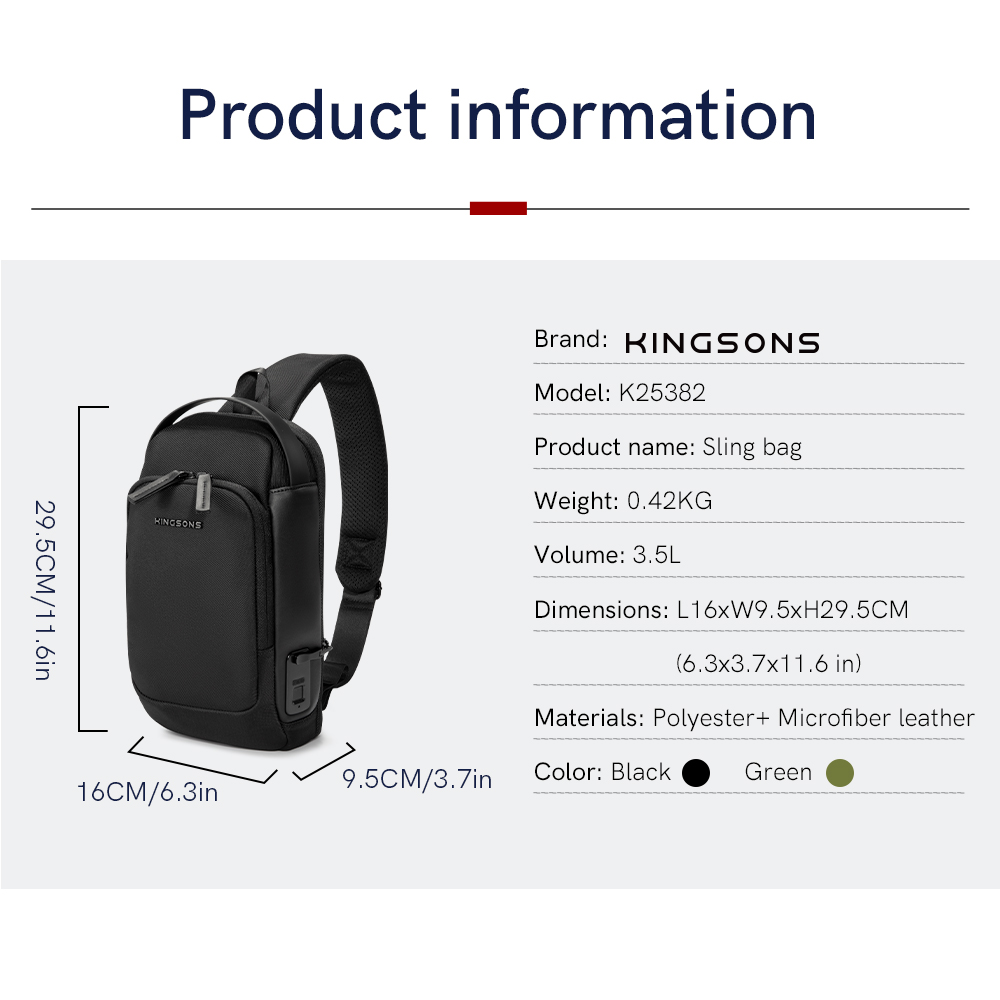 Sling bag K25382