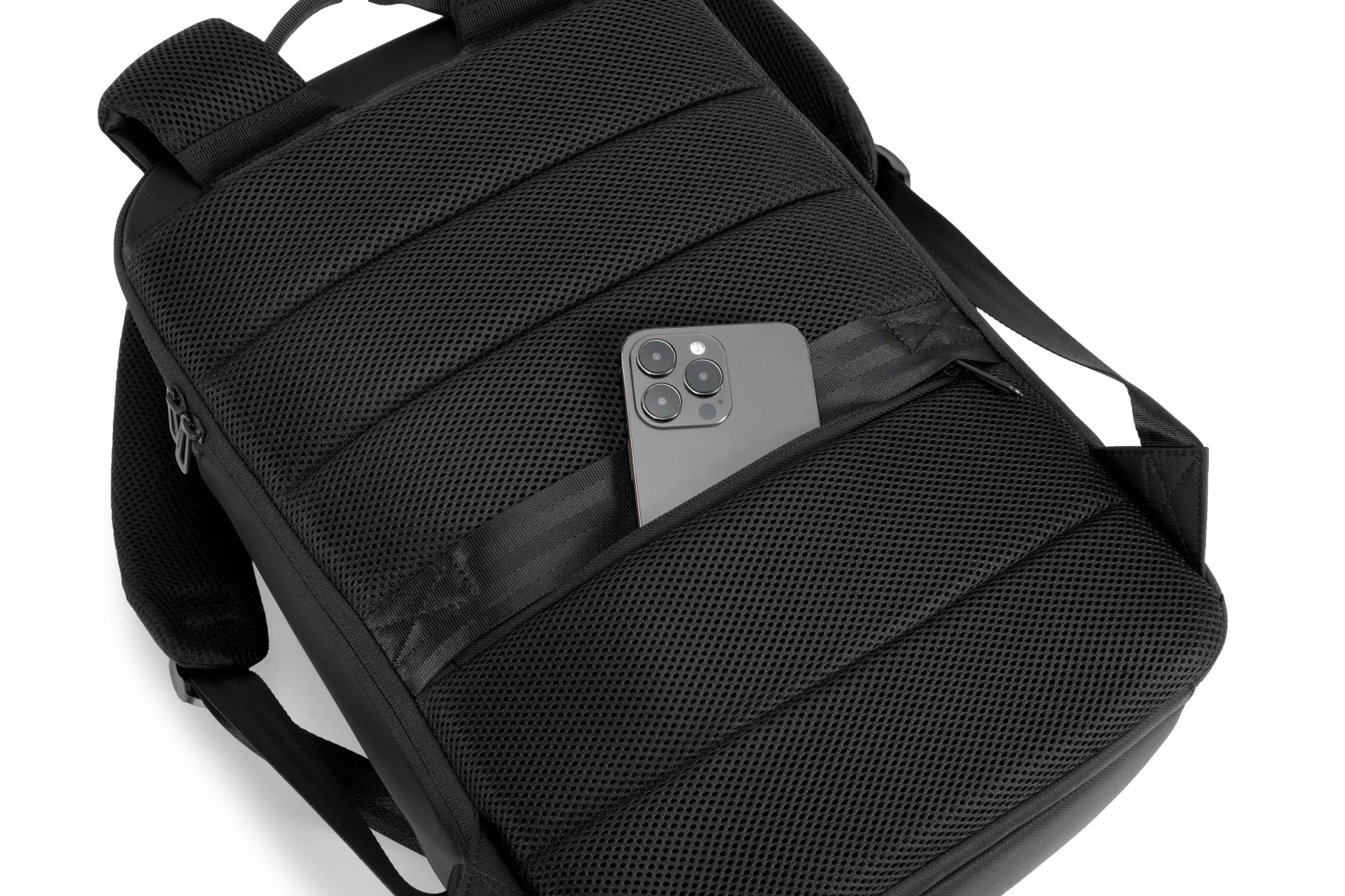 Hidden Back-Panel Entry Compartment